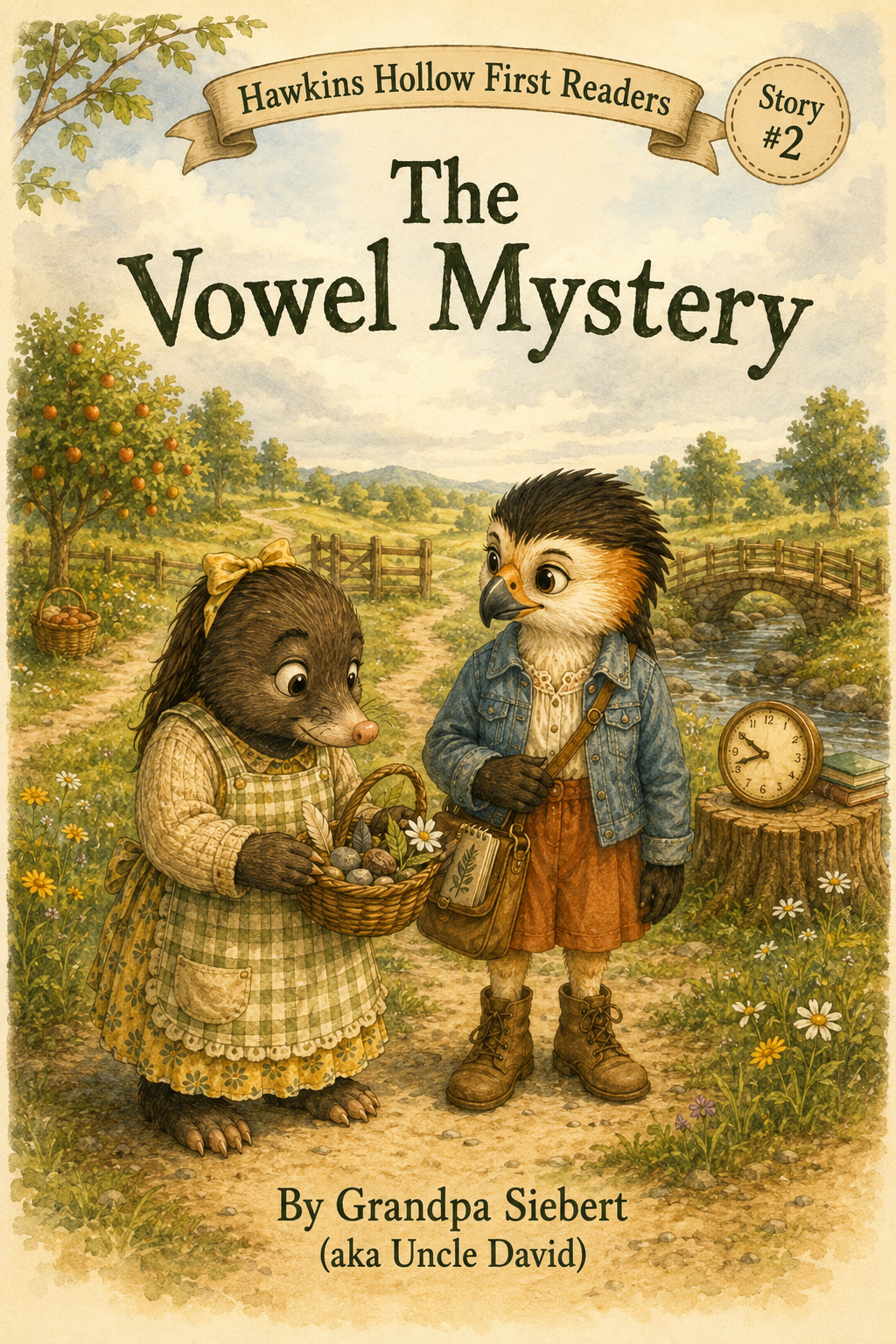 Cover image for The Vowel Mystery